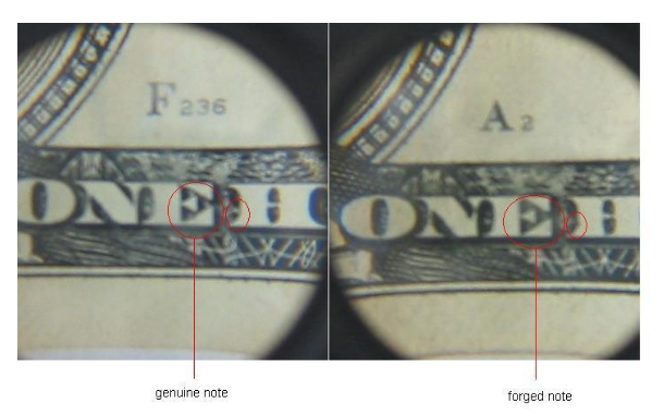 superbill detecting with UV forensic magnifier